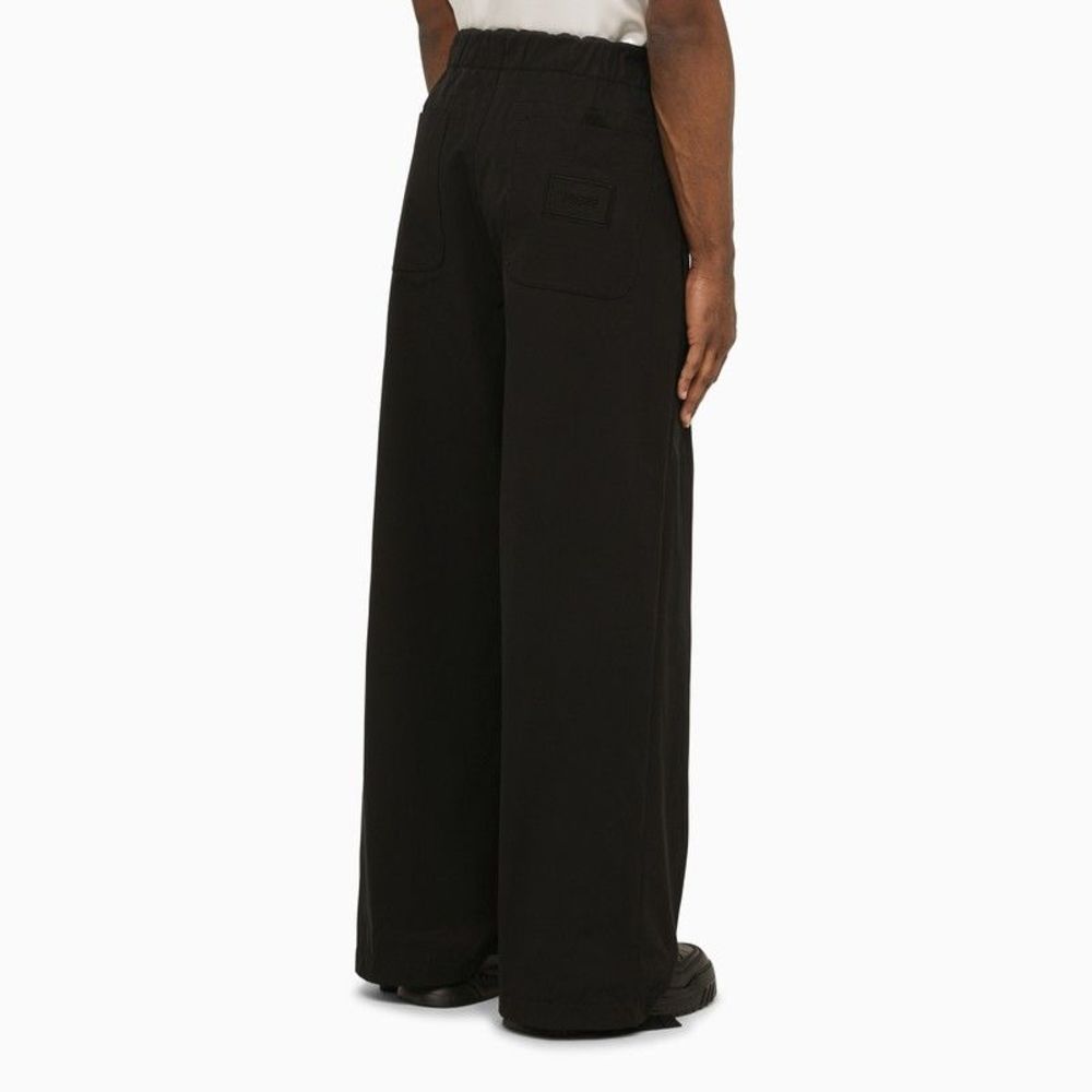 Versace Black Trousers With Drawstring - Picture 4 of 6